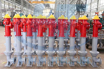 Trụ nước chữa cháy 3 cửa